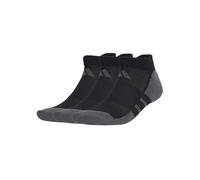 adidas Women's Essentials Climacool Low Cut Socks 3 Pairs - Black/Grey Six - Size: Small