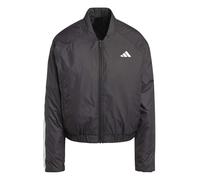 adidas Women's Essentials Climawarm 3 Stripes Insulated Bomber S Coat, black, XL