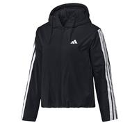 adidas Women's Essentials Climawarm 3 Stripes Insulation Hooded S Coat, black, M