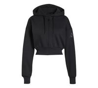 adidas Women's Essentials Contemporary Fleece Full Zip Hooded Sweatshirt, black, XS