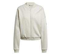 adidas Women's ESSENTIALS CONTEMPORARY LOGO BOMBER JACKET, Wonder Alumina, L
