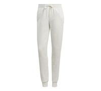 adidas Women's Essentials Fleece 3-Stripes Pants, Off White/White, XS