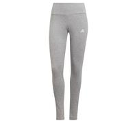 adidas Womens Essentials High Waist Logo Leggings Medium Grey Heather/White M