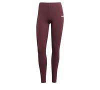 adidas Women's ESSENTIALS LINEAR COTTON LEGGINGS, Aurora Ruby/White, XL