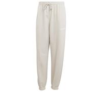 adidas Women's Essentials Linear French Terry Cuffed Pants, Wonder Alumina/White, XS