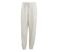 adidas Women's Essentials Linear French Terry Cuffed Pants, Wonder Alumina/White, L