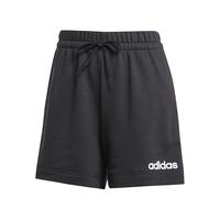 adidas Women's Essentials Linear French Terry Shorts, Black/White, XS