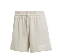 adidas Women's Essentials Linear French Terry Shorts, Wonder Alumina/White, XXS