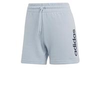adidas Women's Essentials Linear French Terry Shorts, Wonder Blue/Legend Ink, L