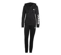 adidas Women's Essentials Logo French Terry Track Suit, Black / White, M