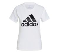 adidas Women's Essentials Logo Short Sleeve T-Shirt, White/Black, XS