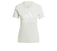 adidas Women's Essentials Logo Tee, Linen Green, XS