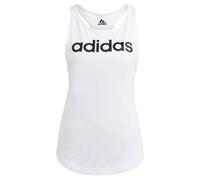 adidas Women's Essentials Loose Logo Tank Top, White/Black, XL