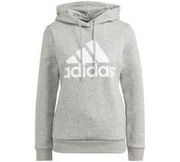 Adidas Womens Essentials Lounge Hoodie - Grey/Silver