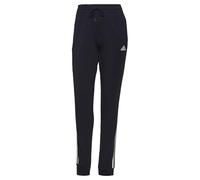adidas Women's Essentials Single Jersey 3-Stripes Pants, Legend Ink/White, S