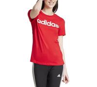 adidas Women's Essentials Slim Logo Tee, Better Scarlet, M