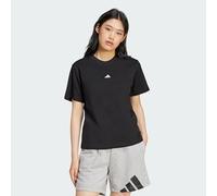 adidas Women's Essentials Small Logo Cotton T-Shirt, Black/White, XL