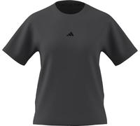 Adidas Essentials Small Logo Cotton Short Sleeve T-shirt Grey M Women