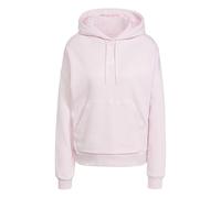 adidas Women's ESSENTIALS SMALL LOGO FEEL COZY HOODIE, clear pink/white, L