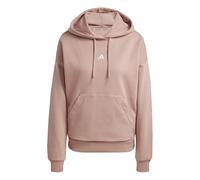 adidas Women's ESSENTIALS SMALL LOGO FEEL COZY HOODIE, warm clay/white, XS