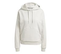 adidas Women's ESSENTIALS SMALL LOGO FEEL COZY HOODIE, wonder alumina/white, L