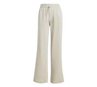 adidas Women's Essentials Small Logo Feel Cozy Open Hem Pants, Wonder Alumina/White, S