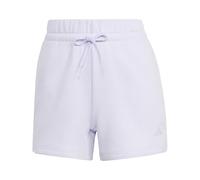 adidas Women's Essentials Small Logo Feel Cozy Shorts, Frozen Purple/White, L