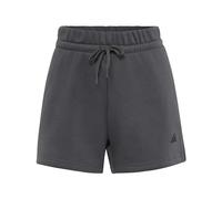 adidas Women's Essentials Small Logo Feel Cozy Shorts, Grey six/Black, M