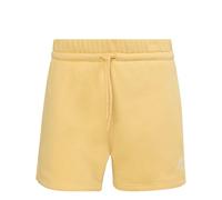adidas Women's Essentials Small Logo Feel Cozy Shorts, Semi Ice Tangerine/White, S