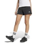 adidas Women's Essentials Small Logo Fleece Shorts, Black, XS