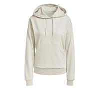 adidas Women's ESSENTIALS SMALL LOGO FRENCH TERRY HOODIE, wonder alumina/white, L