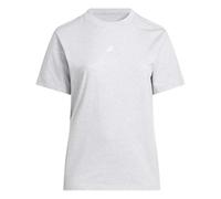 adidas Women's Essentials Small Logo Shirt, Light Grey Heather, 4XL Plus