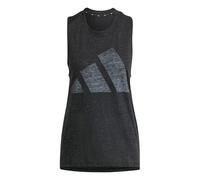 adidas Women's Essentials Winners Tank Shirt, Black/White, S