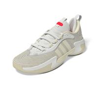 adidas Women's Exhibit Select 2.0 Pro Basketball Sneaker, Cream White/Cream White/Lucid Red, 4.5 UK