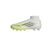 adidas Women's F50 SPARKFUSION League Mid Cut Firm Ground/Artificial Ground Football Boots Womens, FTWR White/Iron met./hi-res Yellow, 5 UK