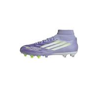 adidas Women's F50 SPARKFUSION League W Mid Firm Artificial Ground Football Boots, Violet Tone/Lucid Lemon/Purple Rush, 5.5 UK