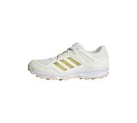 adidas Women's Fabela Rise Hockey Shoes, Off White/Gold met./Crystal Sand, 7.5 UK