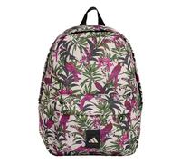 adidas Women's FARM CLASSIC BACKPACK, Crystal Linen/semi lucid fuchsia/preloved lime, One size