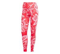 adidas Womens Farm Leggings Ld99 in Vivid Red - Size 14 UK