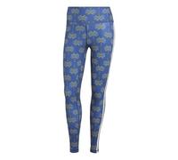 adidas Women's Farm Rio 7/8 Training Leggings, Night Indigo/Dark Navy/Cream White, M