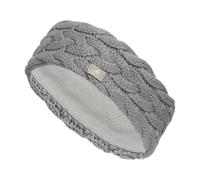 adidas Women's Fashion Knit Headband Fleece Lined Warm Soft Style for Winter Cold Weather, Grey Three/Rose Gold
