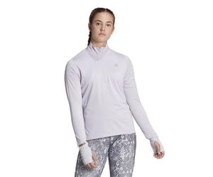 adidas Women's Fast 1/2 Zip Jacket - Purple, Perfect for Running and Training