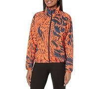 adidas Women's Fast Running Jacket, Semi Impact Orange/Legend Ink, Medium