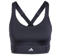 adidas - Women's Fastim L HS Bra - Sports bra size S - Cup: C-D, grey/blue