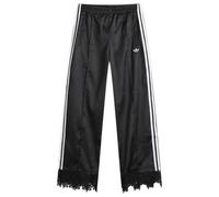 Adidas Women's Firebird Satin Lace Track Pant Black Large