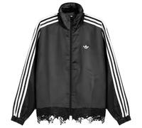 Adidas Women's Firebird Satin Lace Track Top Black Small