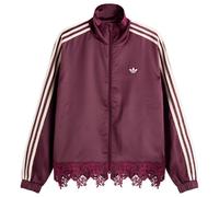 Adidas Women's Firebird Satin Lace Track Top Maroon Medium