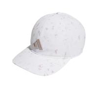 adidas Women's Floral Print Crisscross Golf Hat Cap, White, One Size