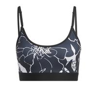 adidas Womens Flower Print Low Impact Sports Bra Training Fitness Gym Crop Top