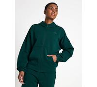 adidas Women's Future Icons Small Logo Full-Zip Hoodie - Aurora Ivy - XL - Green